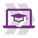 Online learning icon